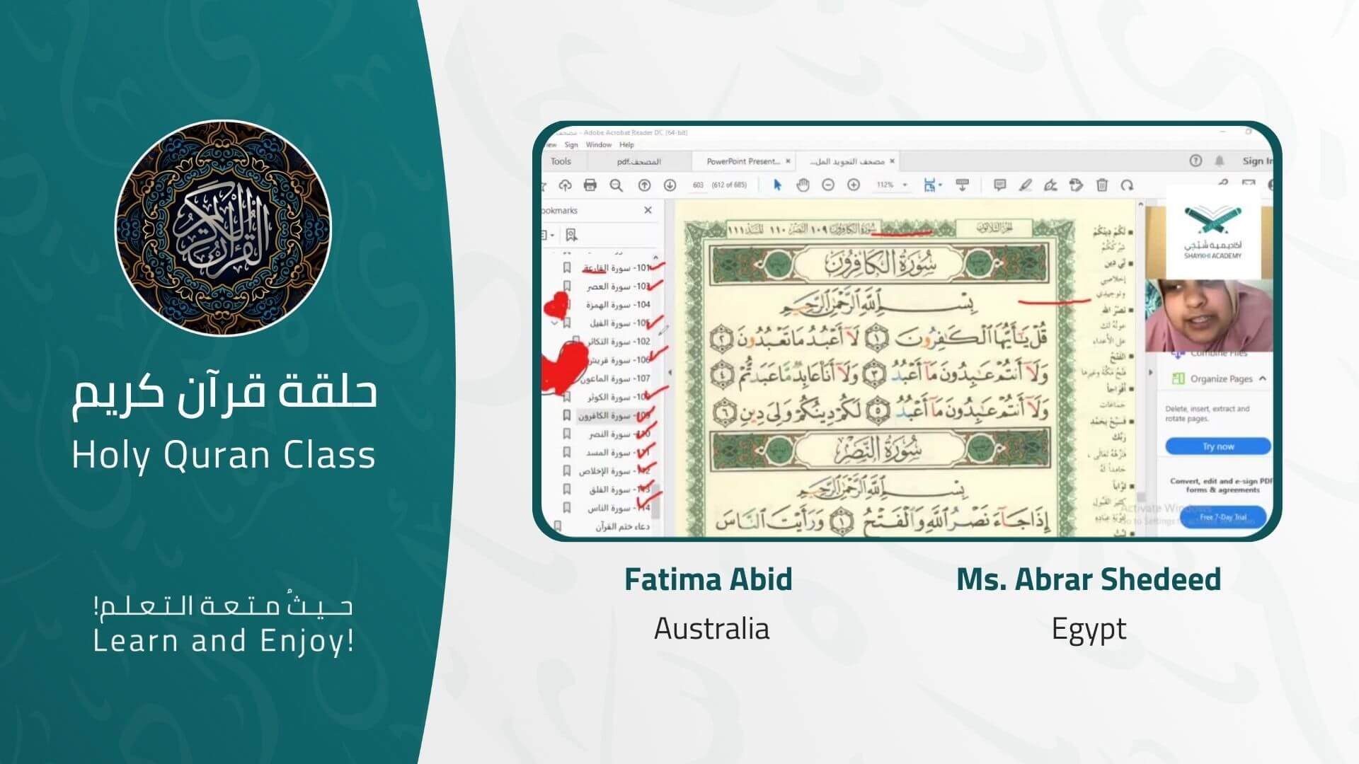 Annotating - Best Online Quran Teachers - Shaykhi Academy