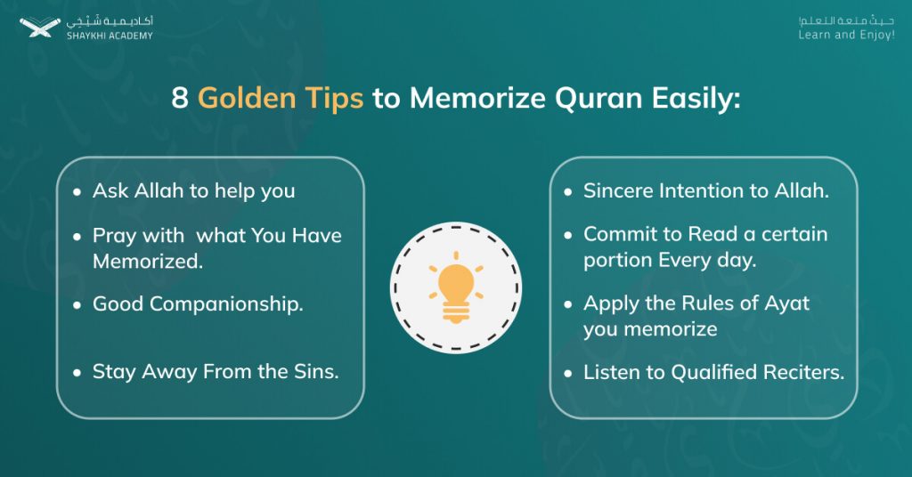 Golden Helpful Tips to Memorize Quran Easily Memorize Quran Online Teacher