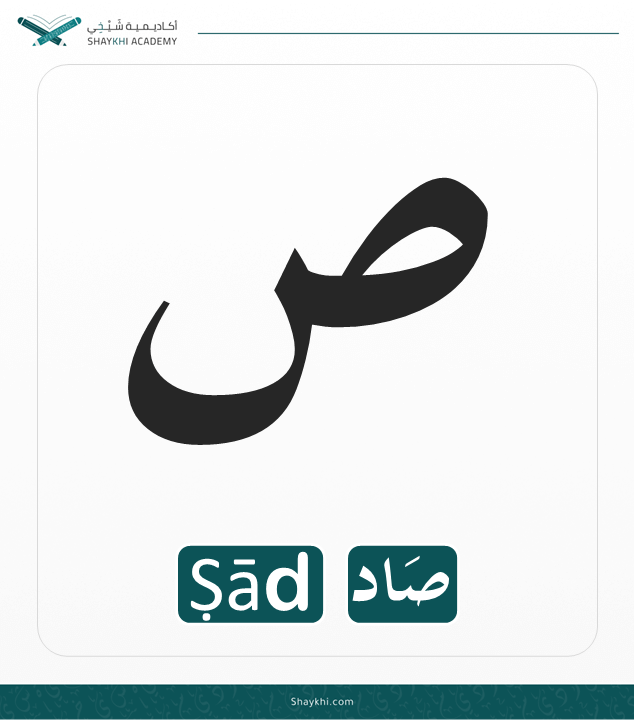 14- Arabic Alphabet Letters - Ṣād