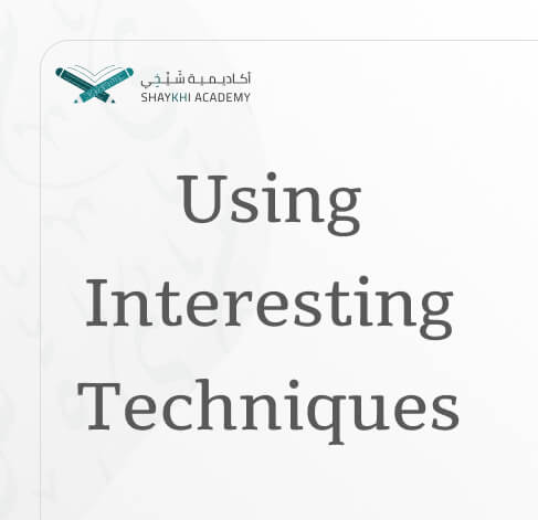 Using Interesting Techniques - Learn Noorani Qaida Online Course__