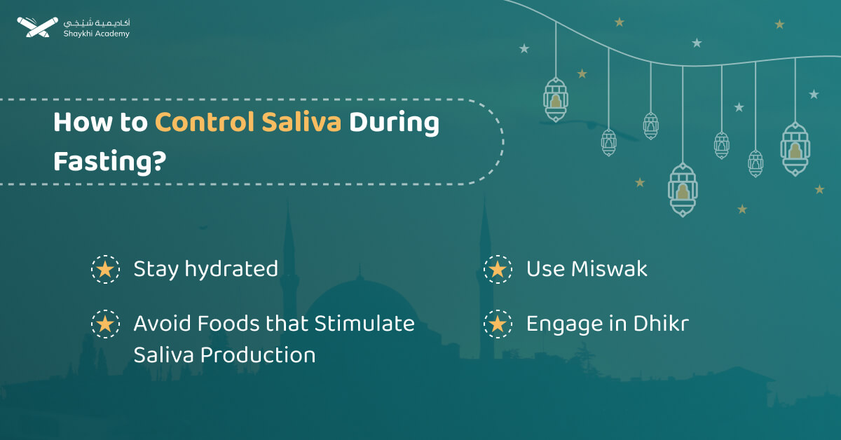 How to Control Saliva During Fasting