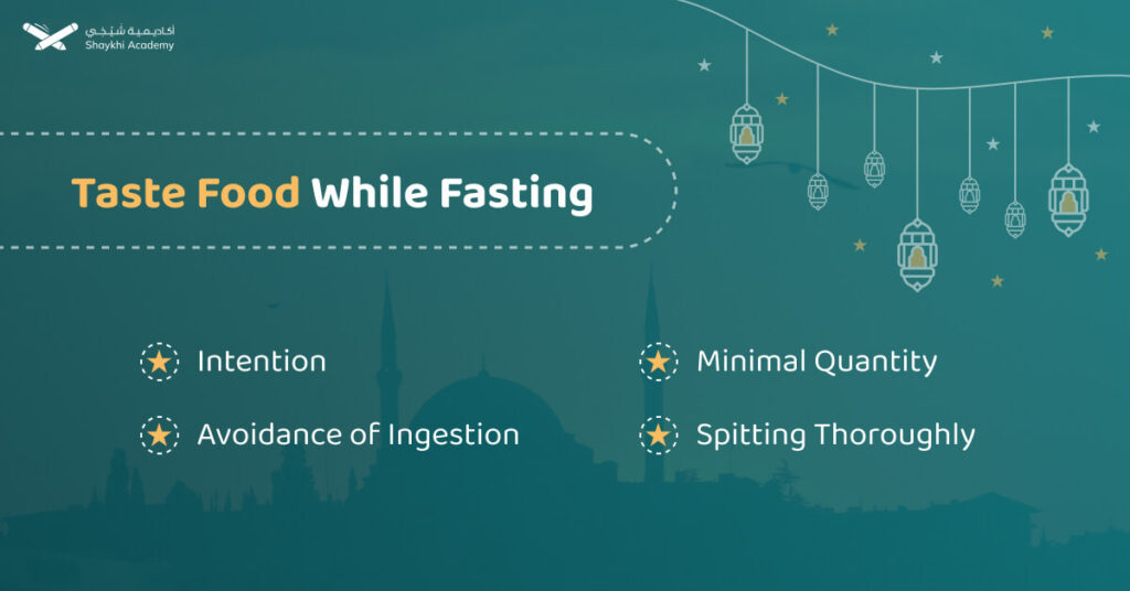 Taste Food While Fasting