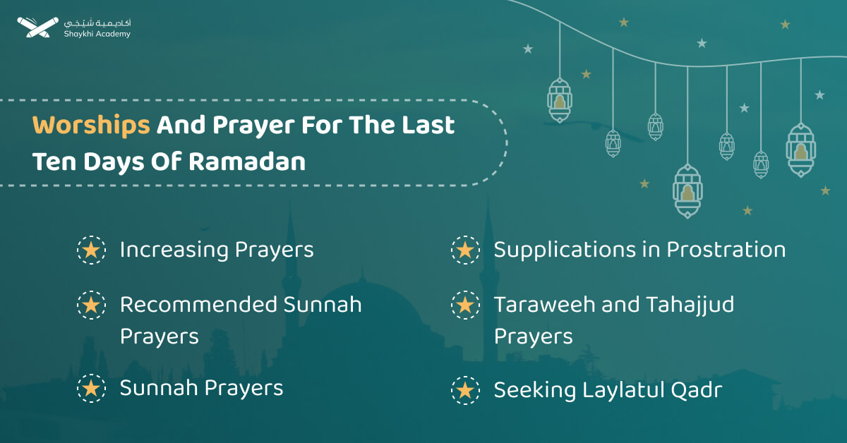 Worships And Prayer For The Last Ten Days Of Ramadan