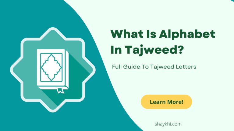 Alphabet In Tajweed